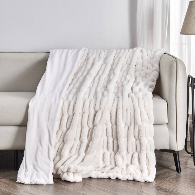 Faux Fur Throw Blanket Isla Jade