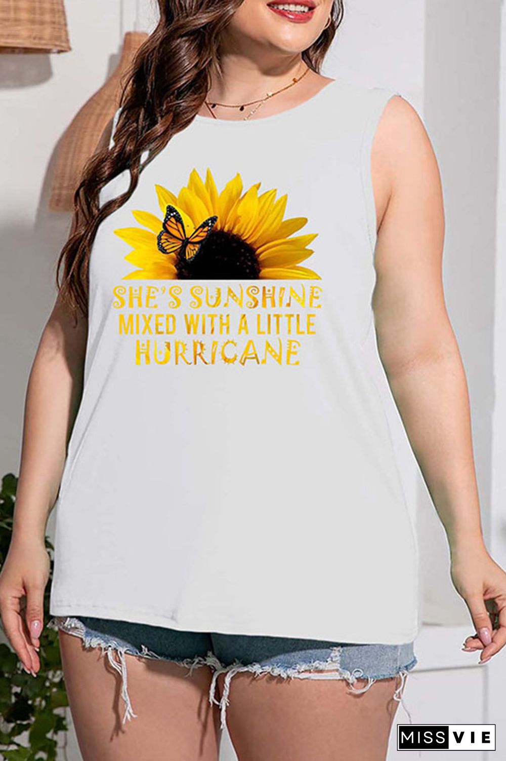 She’s Sunshine Mixed With A Little Hurricane Tank Top