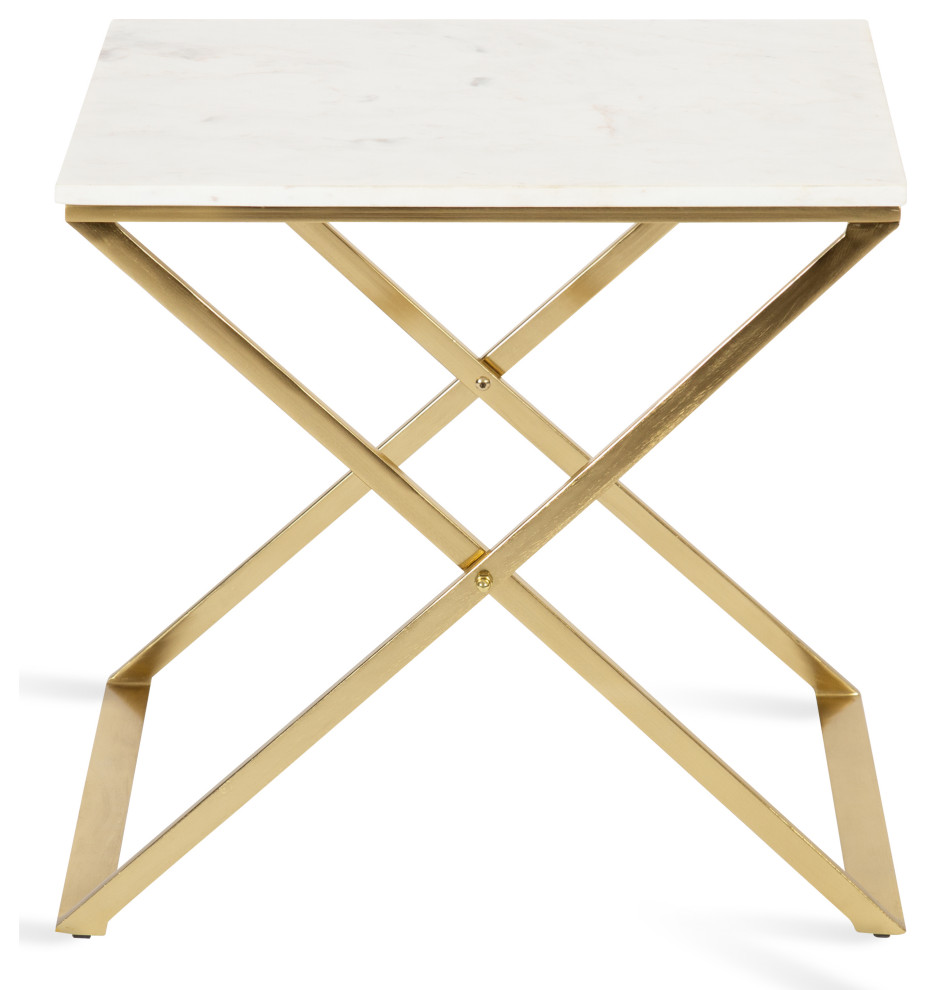 Laraway Folding Side Table   Contemporary   Side Tables And End Tables   by Uniek Inc.  Houzz