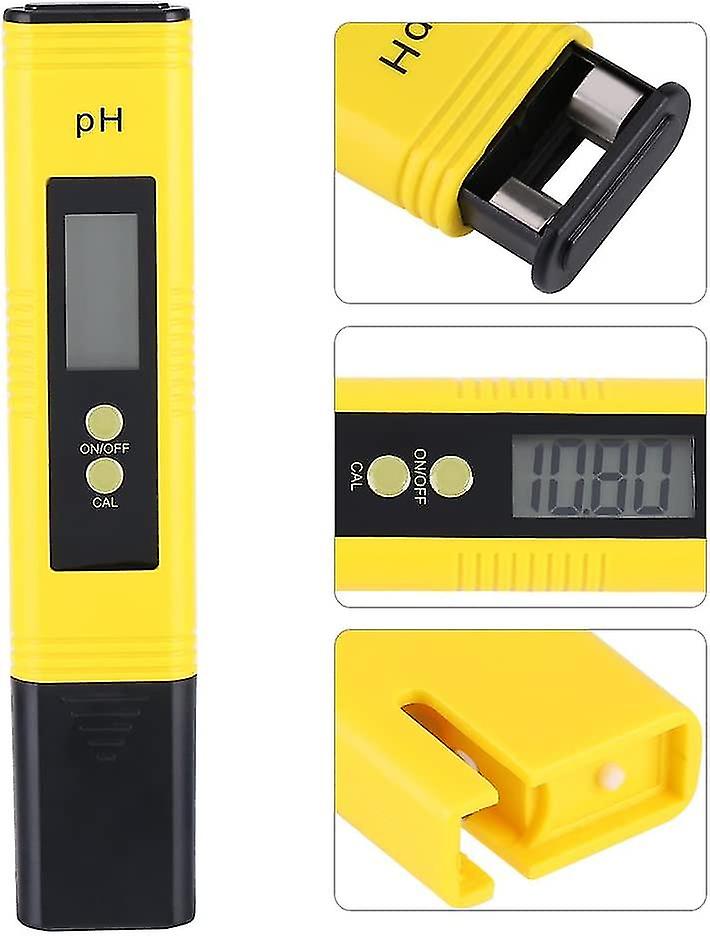 Ph Digital Meter Pen With Digital Lcd Display 0.00-14.00 Measuring Ran 0.01 Ph For Rium， Swimming Pool