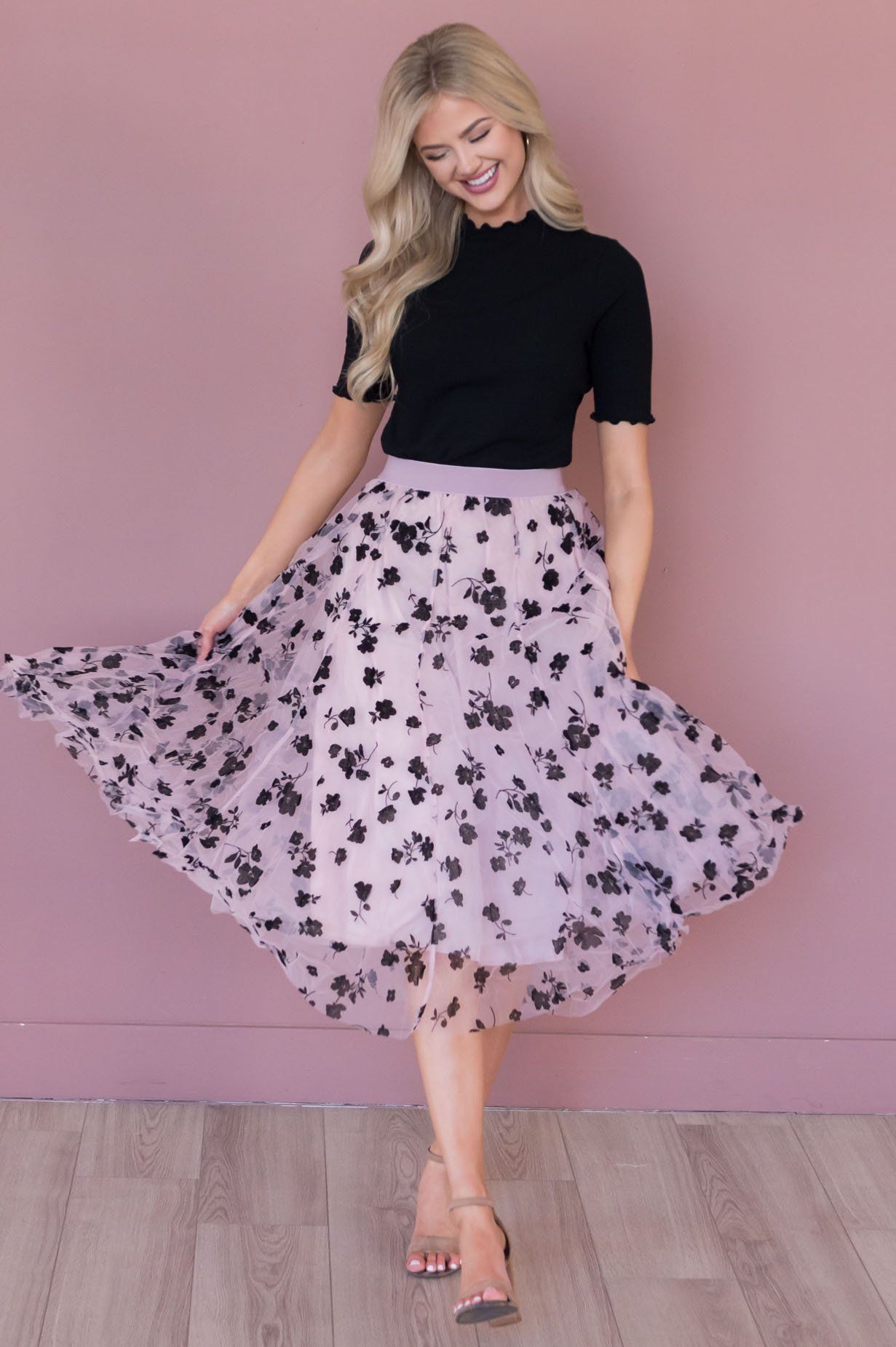 Forever Love Song Modest Tulle Skirt