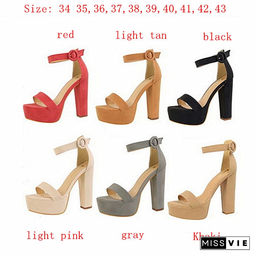 Brand Elegant Sandals Women High Heels Pumps Super High Heel 13cm Women's Banquet Sandals Waterproof Platform Toe Sandals