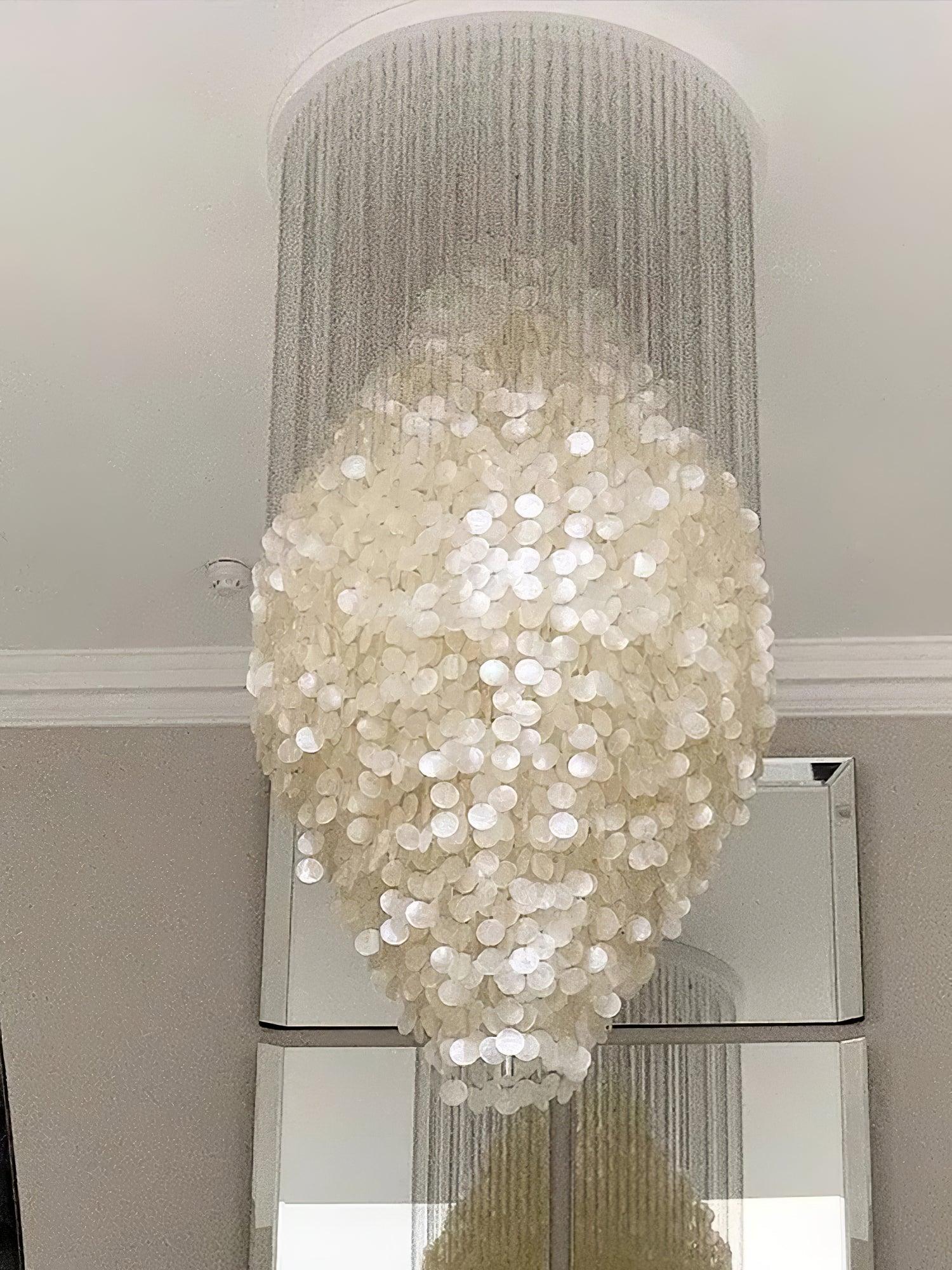 Shell Waterfall Chandelier