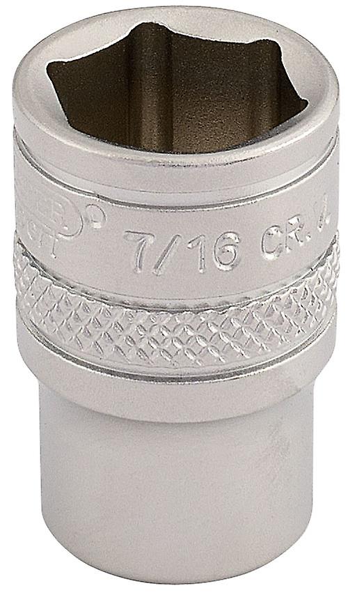 Draper 16525 7/16andquot; 6Pt Socket 1/4 Drive