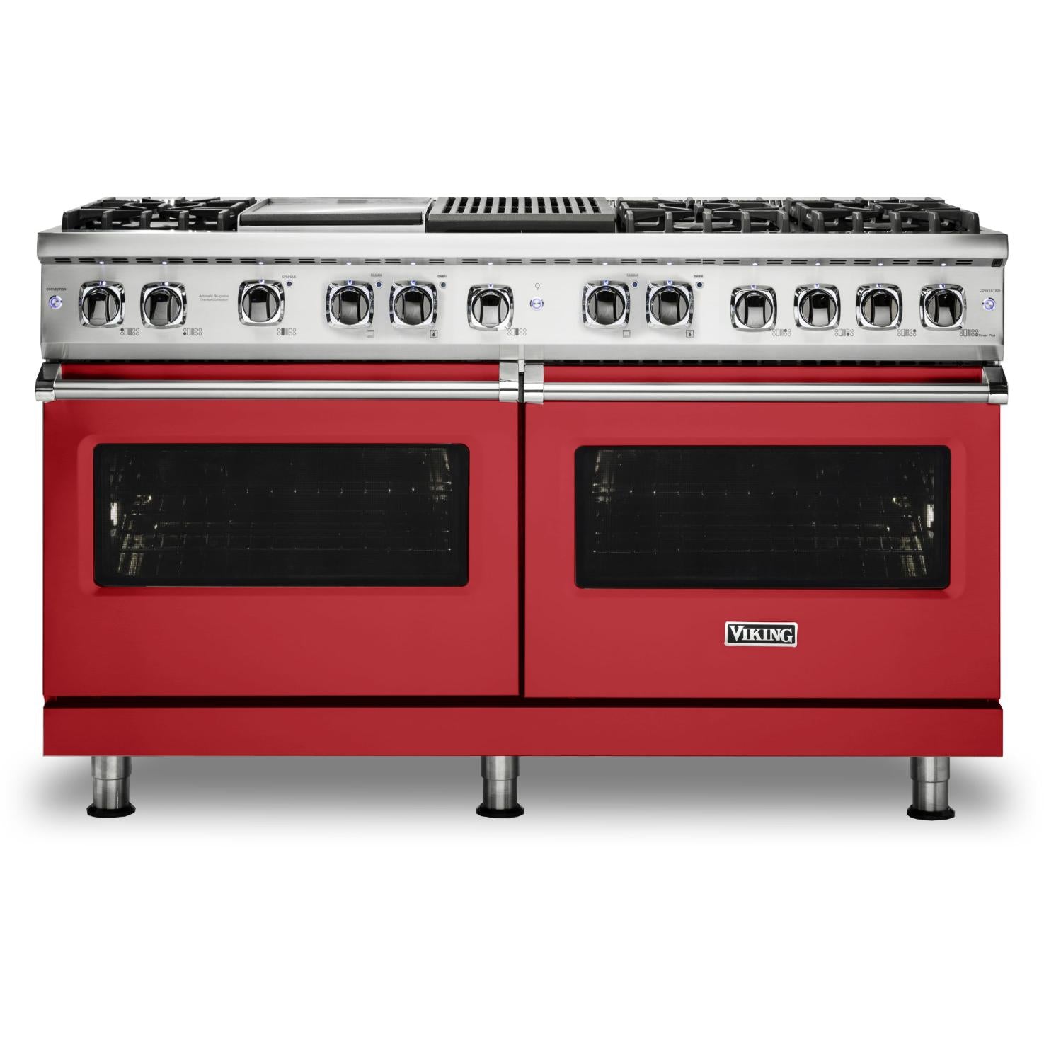 Viking 60-inch Freestanding Dual-Fuel Range with TruConvec Convection Cooking CVDR560-6GQSM