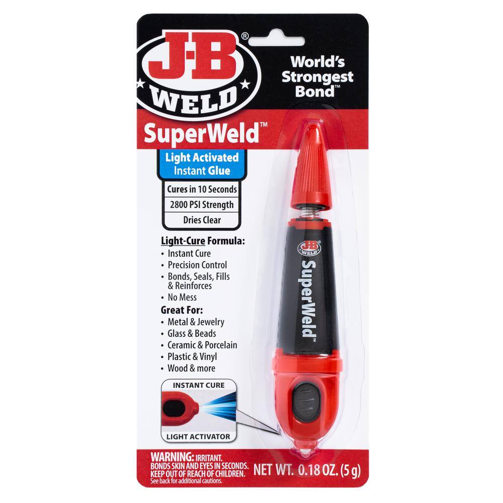 0.18 oz. SuperWeld Light Activated Glue 33301SRP-6