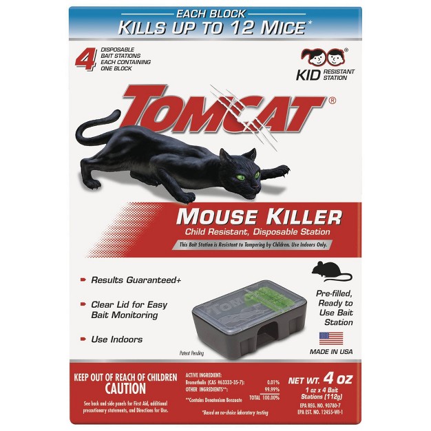 Tomcat Mouse Killer Ii Disposable 4ct