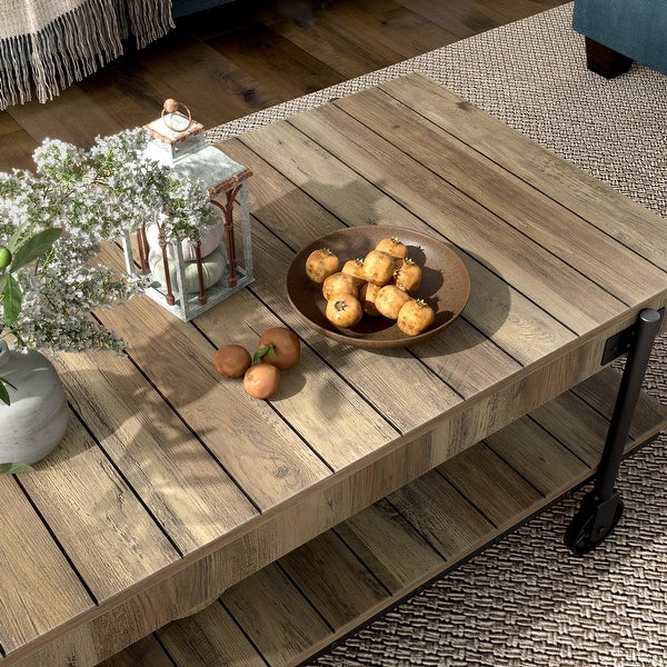 Hyssop Industrial 47-in Coffee Table by Furniture of America