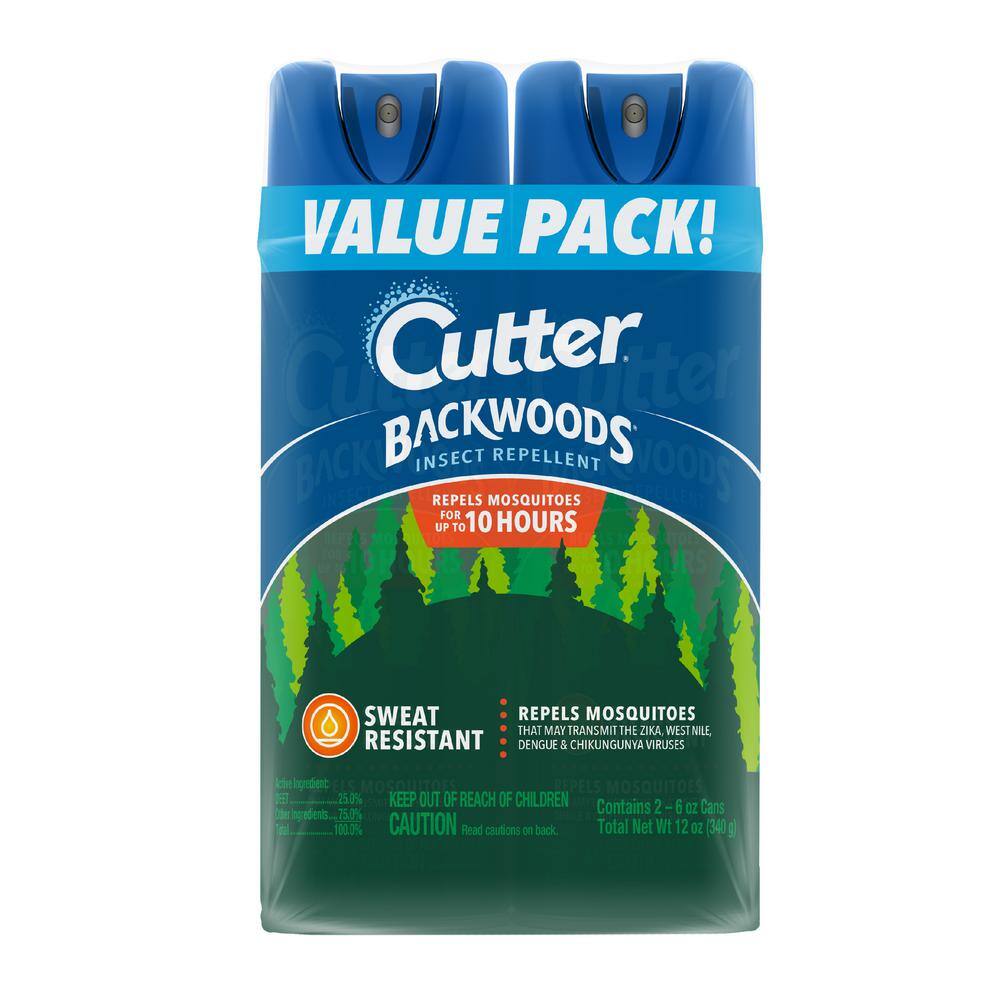 Cutter Backwoods Insect Repellent Twin Pack HG-96282-1