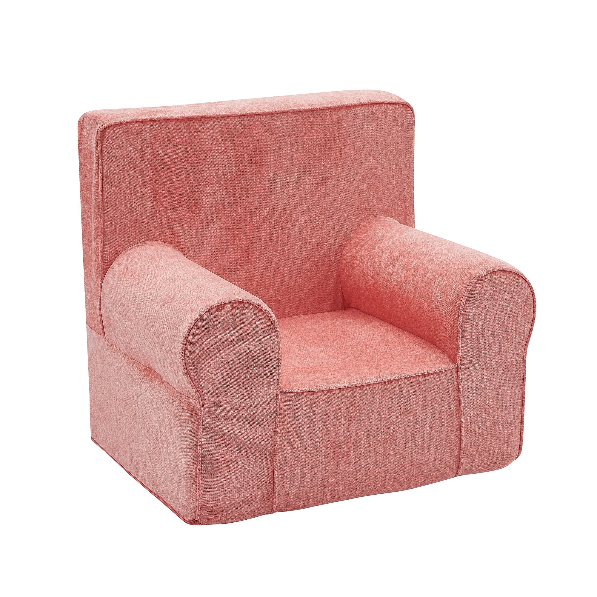 Iwicker Kids Sofa Chair Cozy Toddler Couch Lovely Gift for Children, Pink