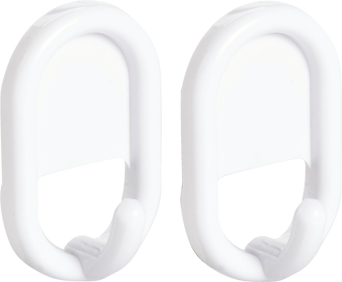 iDesign Adhesive Hook White