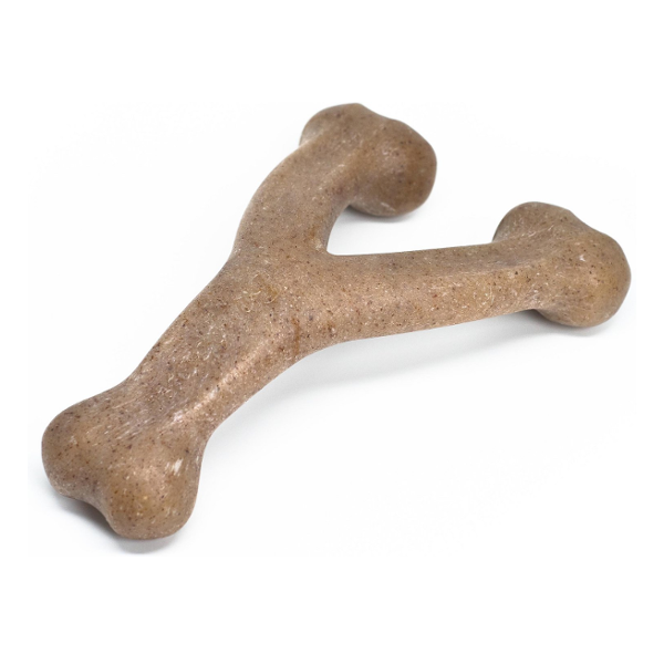 Benebone Bacon Flavored Wishbone Dog Chew Toy