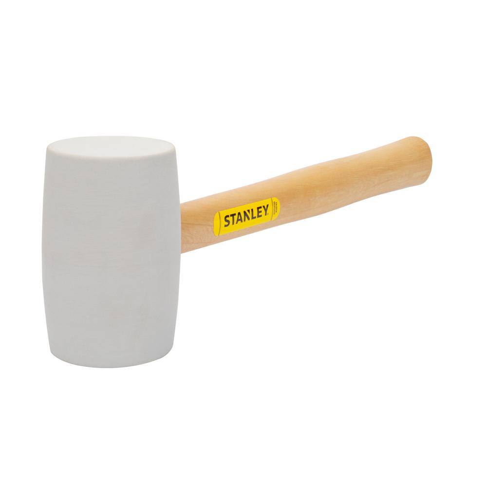 Stanley 16 oz. White Rubber Mallet STHT56145