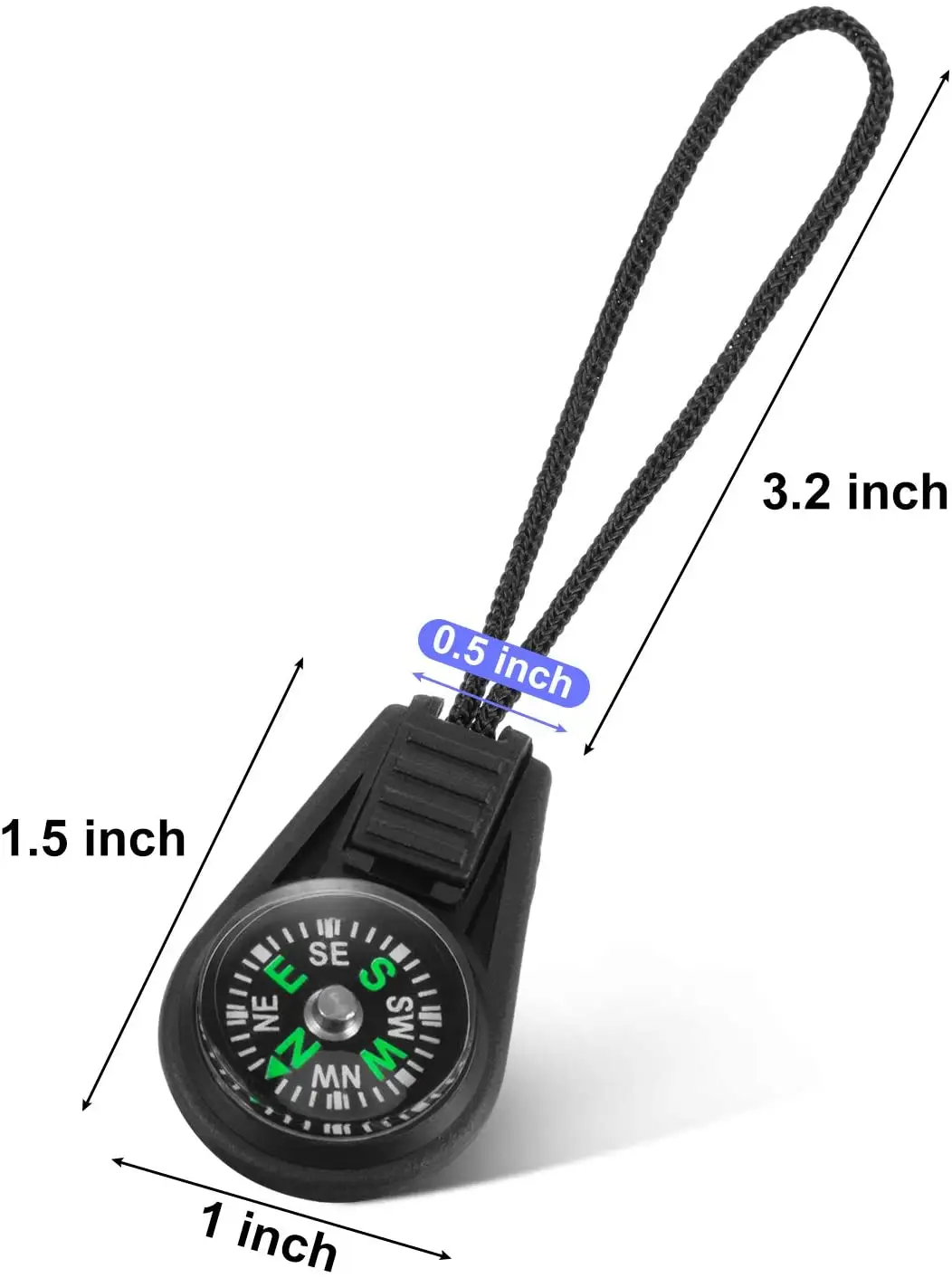 Mini Survival Compass Outdoor Camping Hiking Pocket Compass