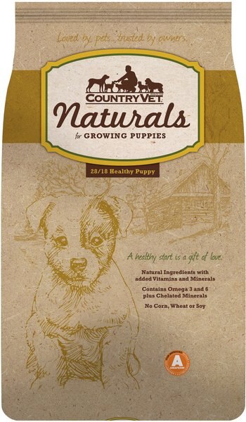 Country Vet Naturals 28/18 Healthy Puppy Dog Food