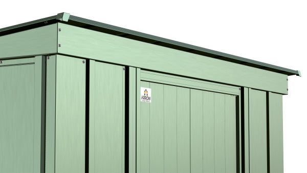 Arrow CLP84SG 8 x 4 ft. Classic Steel Storage Shed&#44; Sage Green