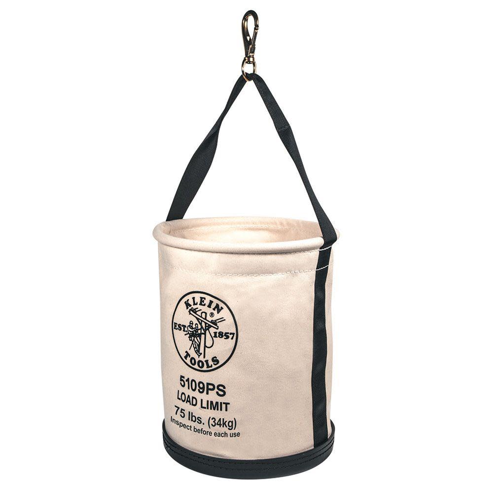 Wide Straight Wall Bucket w/Pocket ;