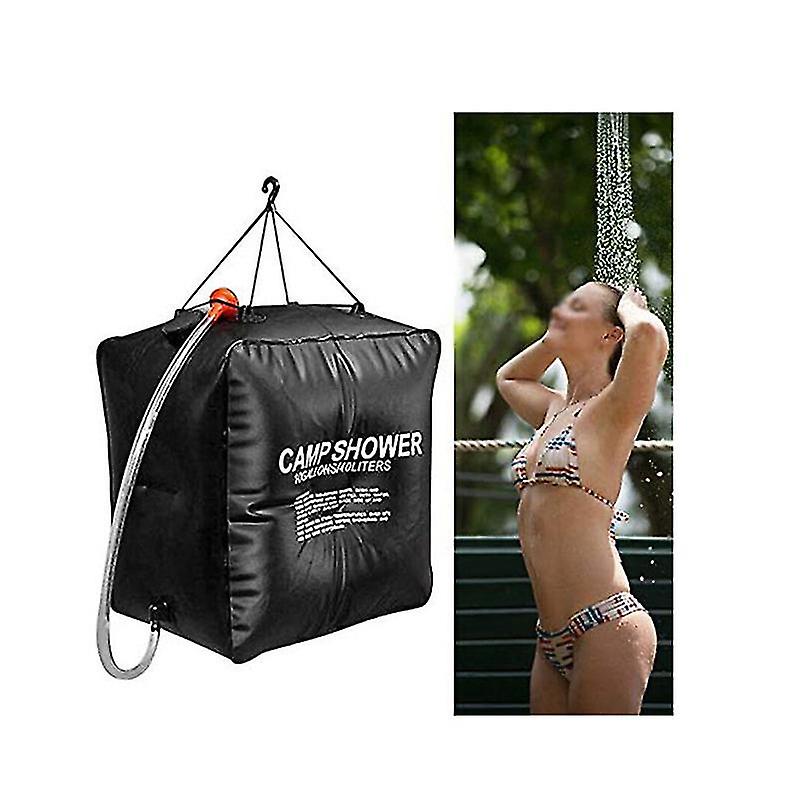 Evago Evago Outdoor Travel Camping Shower Bag 10 Gallons/40l， Portable Outdoor Camping Accessories Solar Heating Shower Bag With Removable Hose For Ca