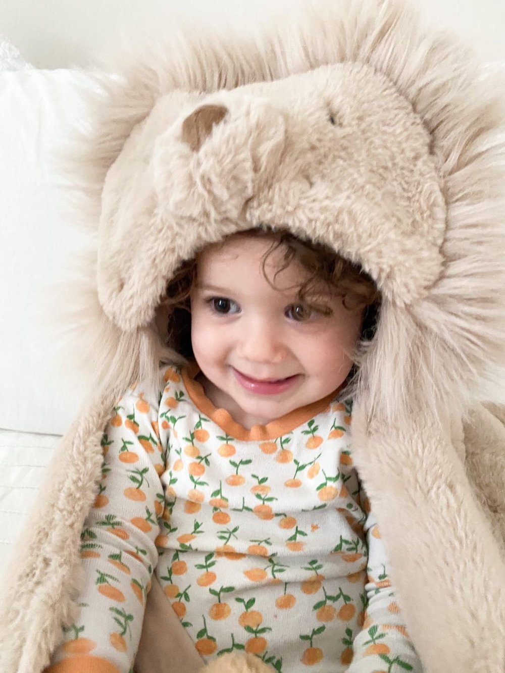 Luca Plush Lion Hooded Blanket