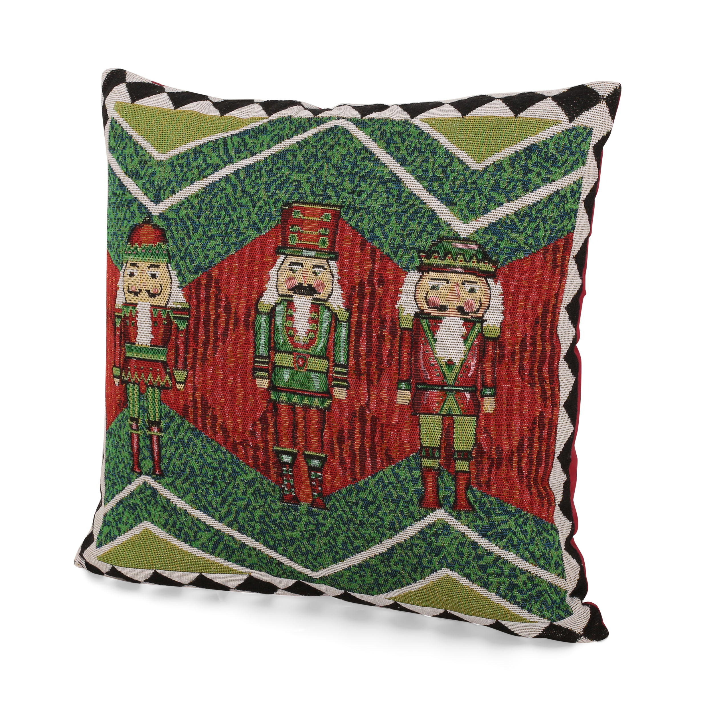 Bayou Modern Fabric Christmas Throw Pillow