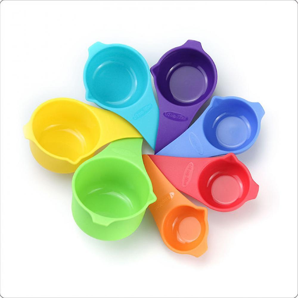 Measuring Cups Set Of 7， Assorted Colors