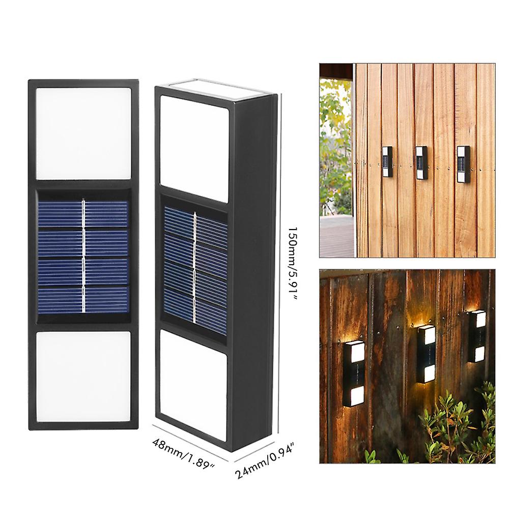 Solar Light Outdoor LED Solar Light Waterproof Outdoor Solar Wall Light for Front Door Backyard Garage Deck