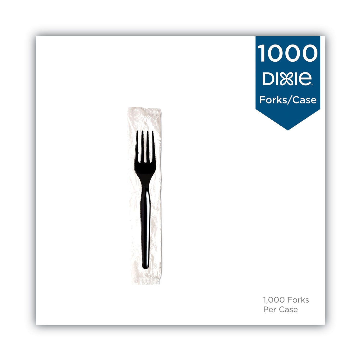 Individually Wrapped Mediumweight Polystyrene Cutlery by Dixieandreg; DXEFM53C7