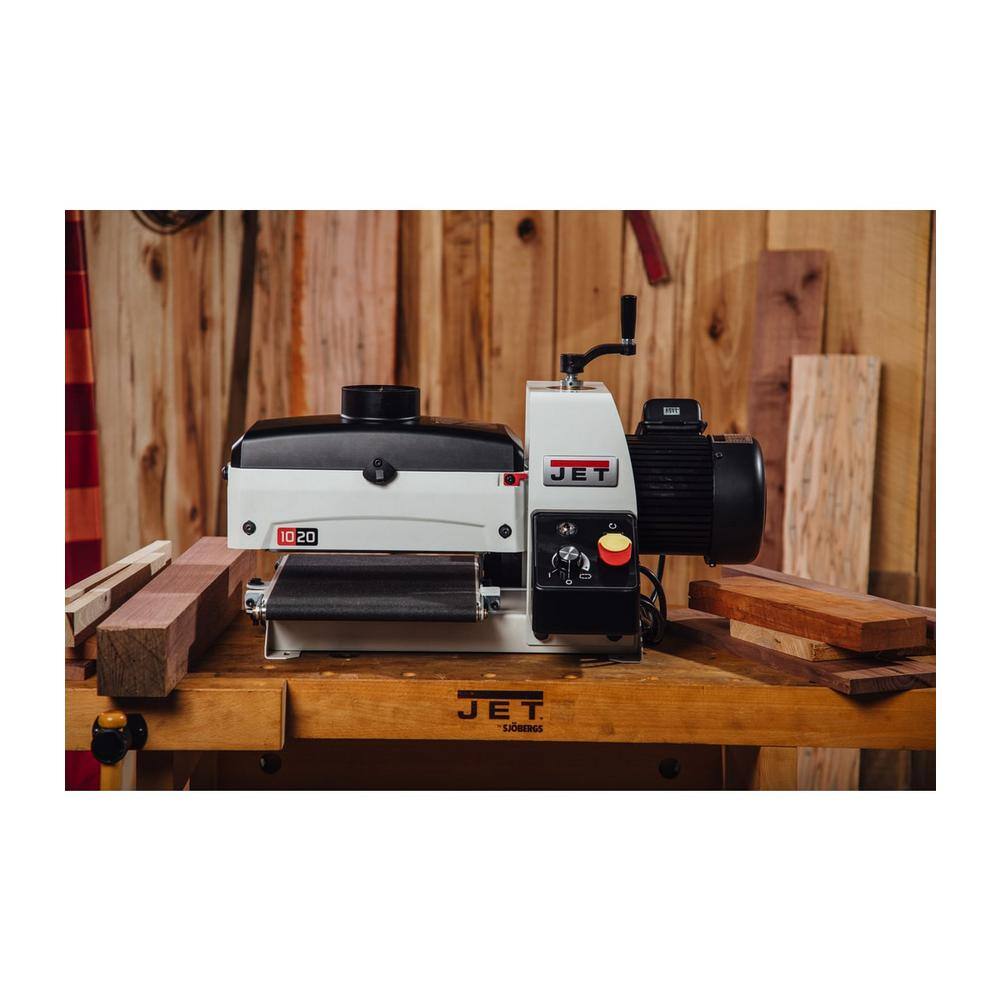 Jet JWDS-1020 10 in.20 in. 115-Volt Benchtop Drum Sander 723510