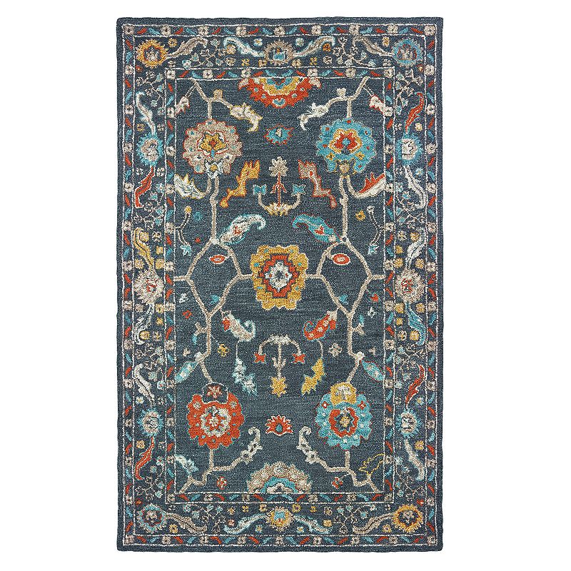 StyleHaven Zarina Floral Geometric Rug