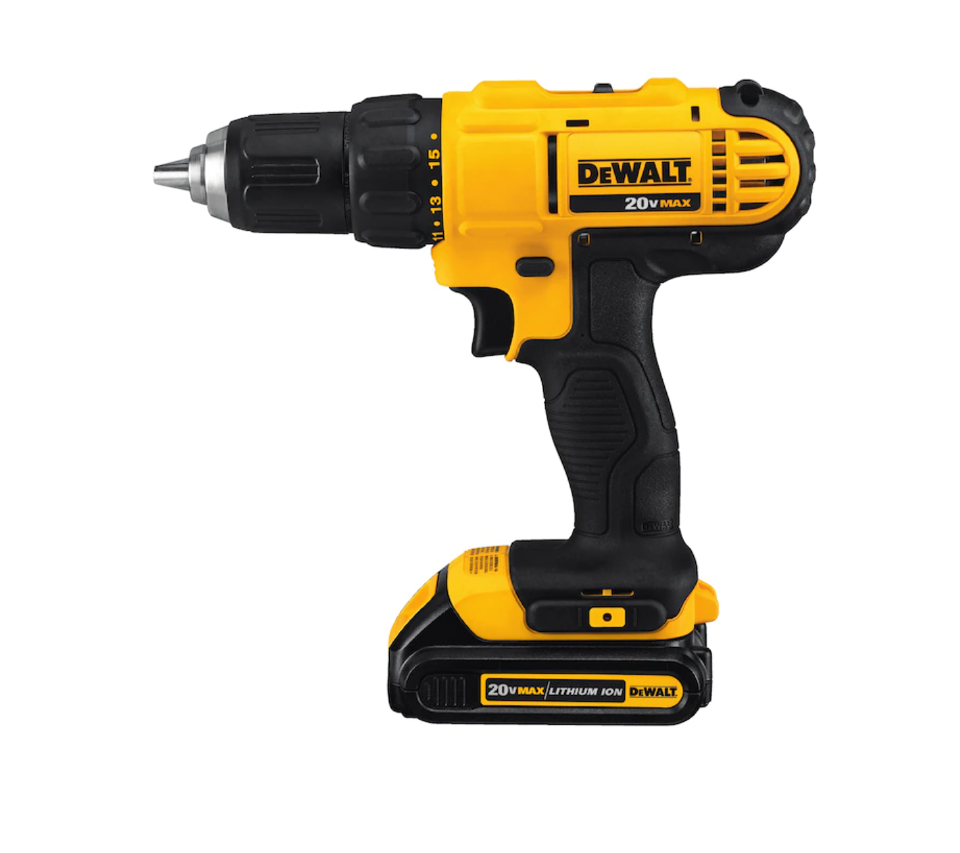 DEWALT DCD771C2 20-volt 1/2-in Cordless Drill (2-Batteries Included and Charger Included)