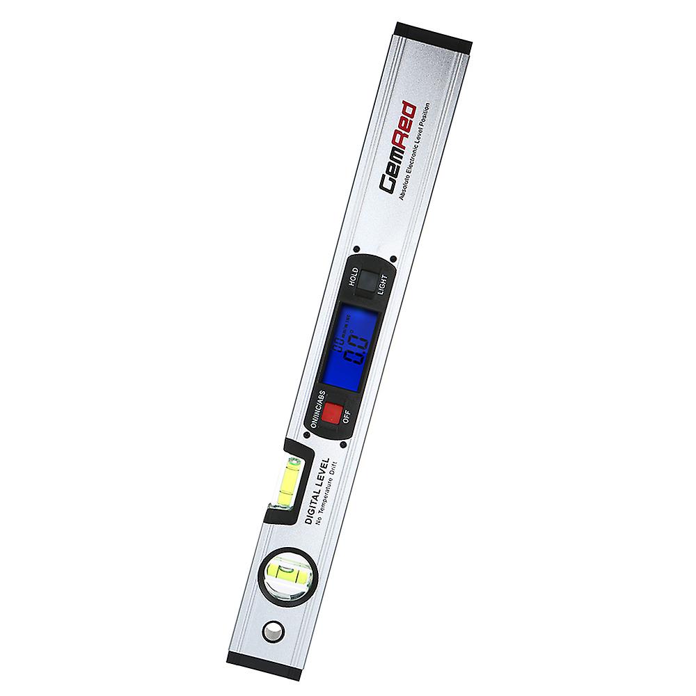 Gemred Digital Level Spirit Level Angle Finder With Magnetic 16'' Long Leveling Instrument With Vertical and Horizontal Spirit Bubble No.246120