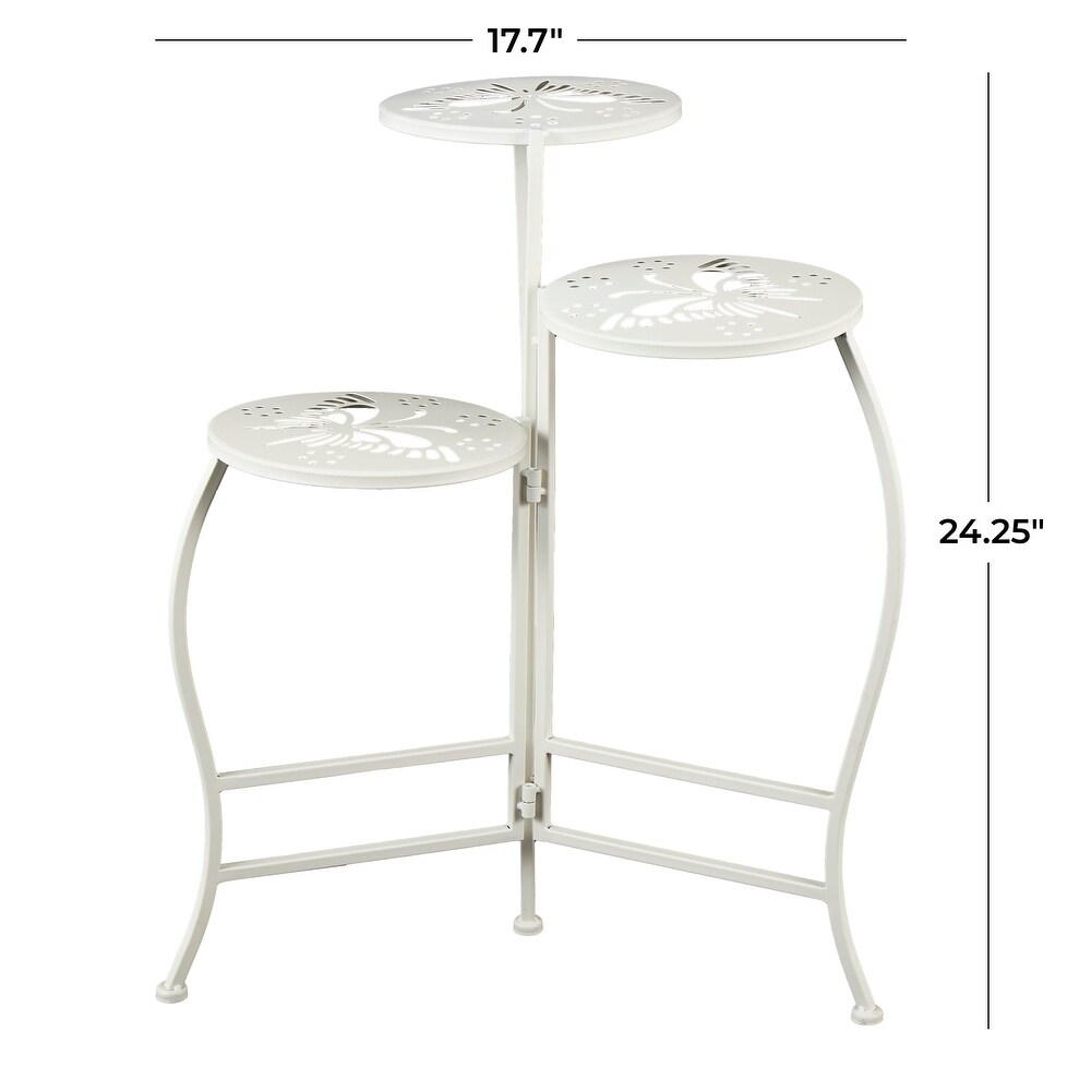 Metal Indoor Outdoor 3 Tier Plantstand