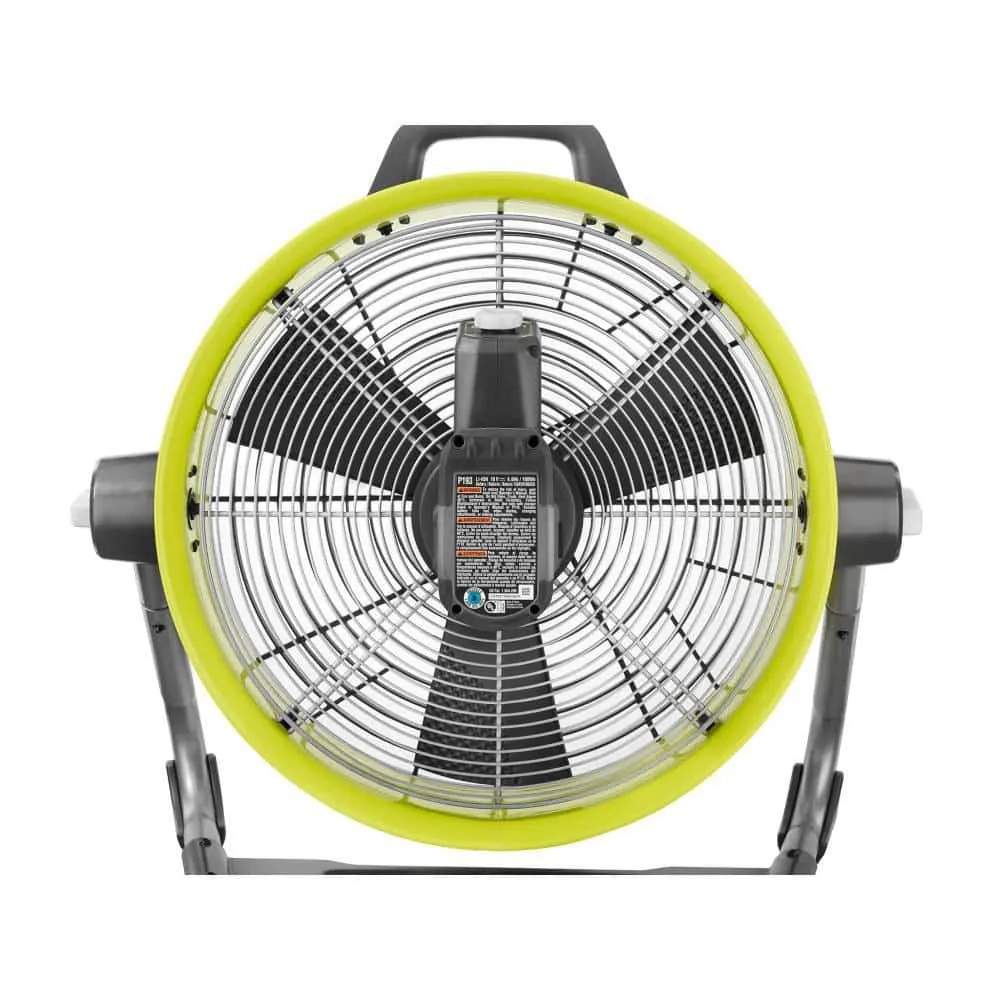 RYOBI ONE 18V Hybrid 18 in. Air Cannon Drum Fan P3340