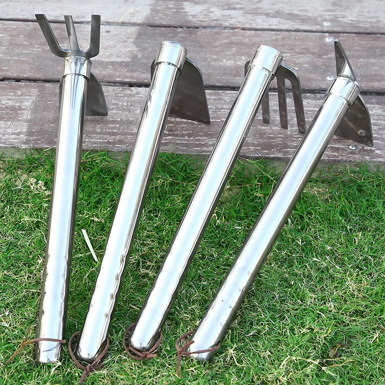 Multifunctional Household Thickened  Stainless Steel  Garden Rake 4PCS Garden Hoe Tool Set