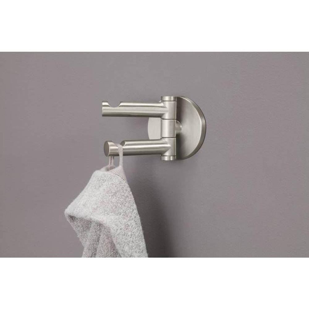 MOEN Align Swivel Double Robe Hook in Brushed Nickel YB0402BN