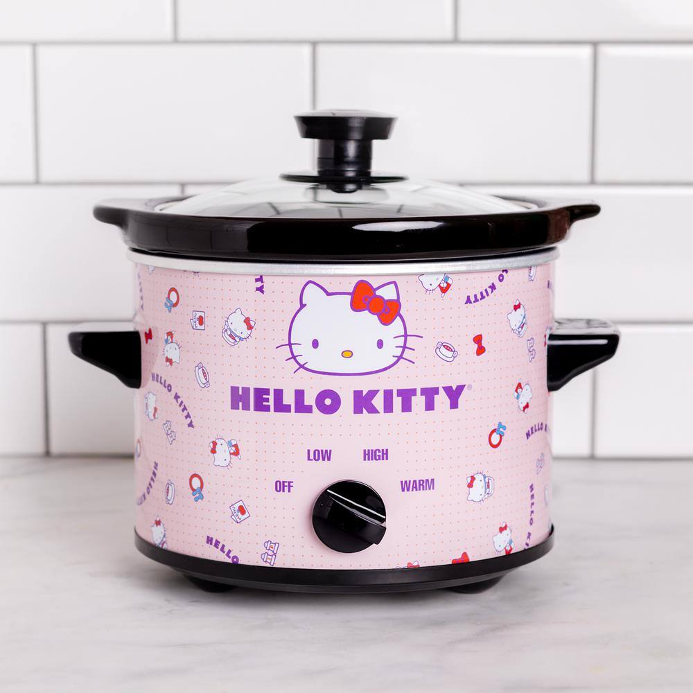 Uncanny Brands 2 Qt. Pink Hello Kitty Slow Cooker SC2-KIT-HK1