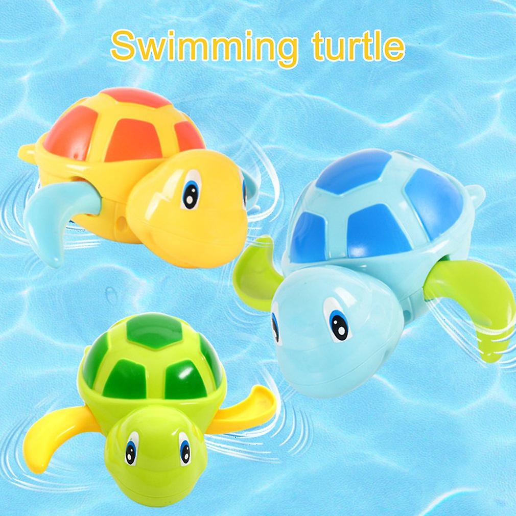 3pcs Kids Bath Toys Water Toy Children's Bath Swimming Bath Pool Toy Clock Movement Turtle Swimming Pool Toy For Toddlers