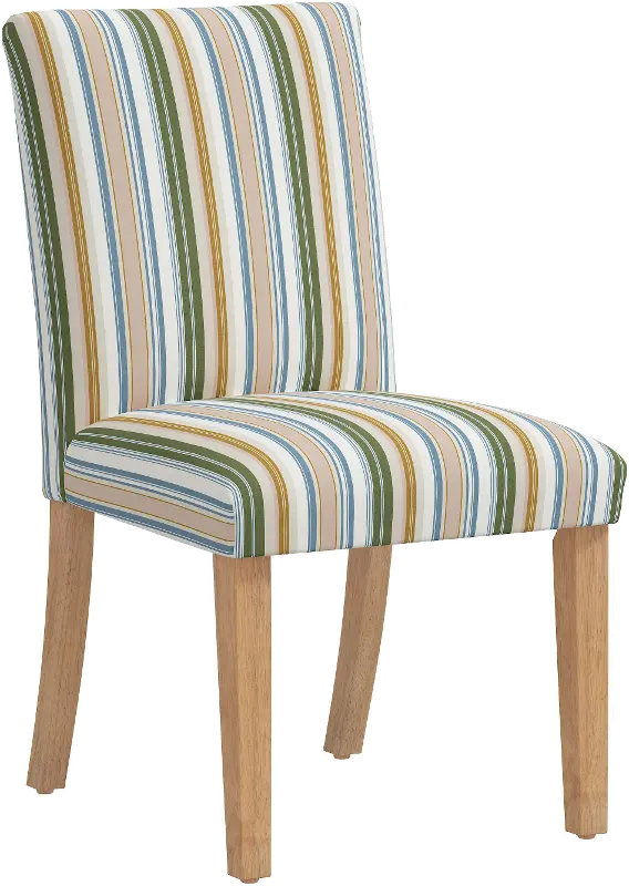 Owen Multicolor Serape Stripe Dining Chair - Skyline Furniture