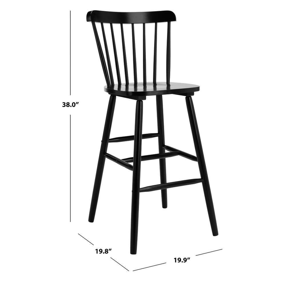 SAFAVIEH Galena 30 inch Spindle Farmhouse Bar Stools (Set of 2)   19.9\