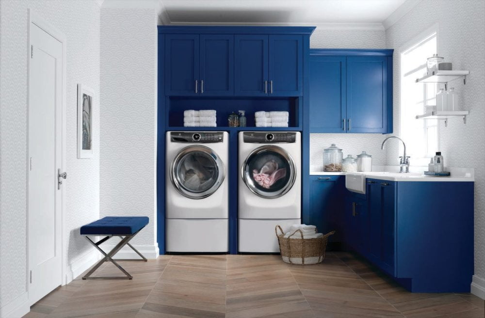 Electrolux EFME627UIW Front Load Perfect Steam™ Electric Dryer With Predictivedry™ And Instant Refresh - 8.0. Cu. Ft.