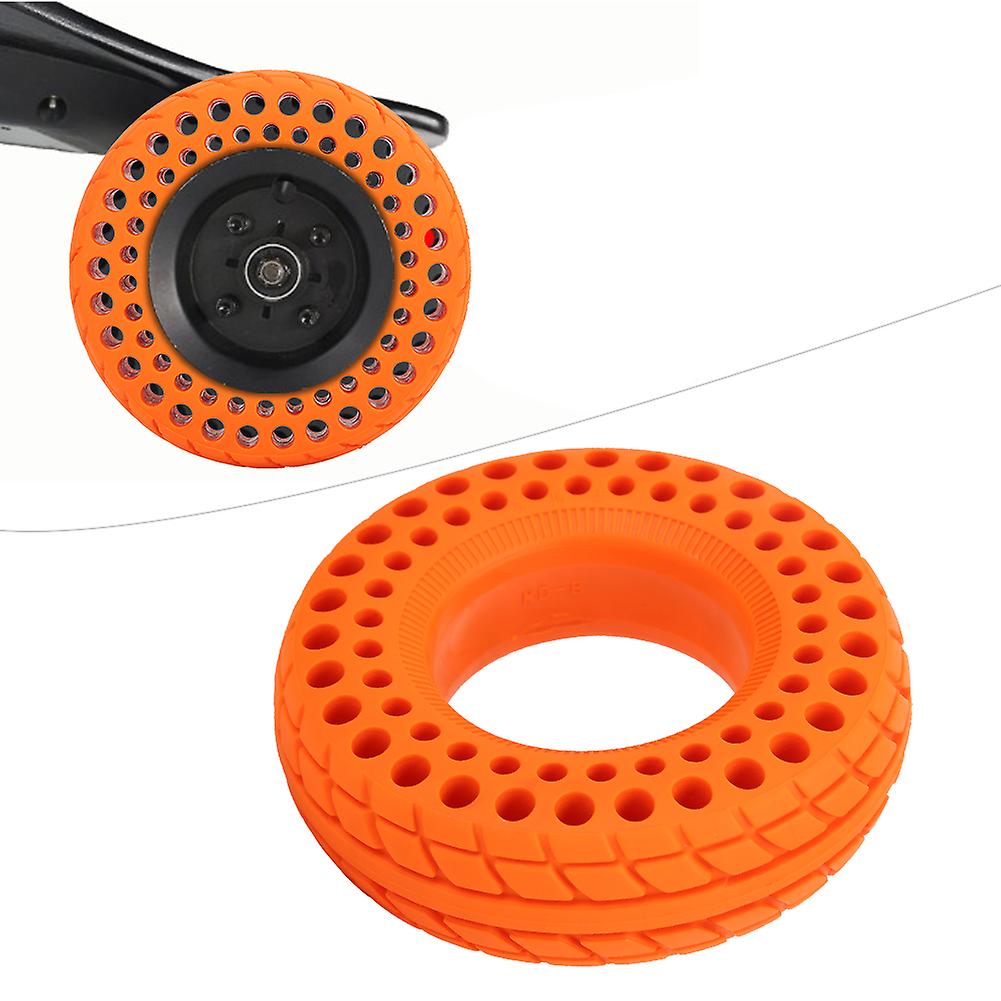 High Quality 6in Cellular Wheel Tyre Tire Replacement Accessory For Four Wheel Scooterorange