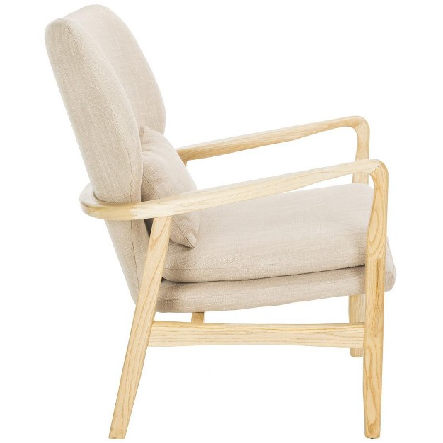 Tarly Accent Chair Beige natural Safavieh