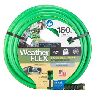 Swan WeatherFLEX 58 in. x 150 ft. Medium-Duty Hose Reel Hose CSNHR58150