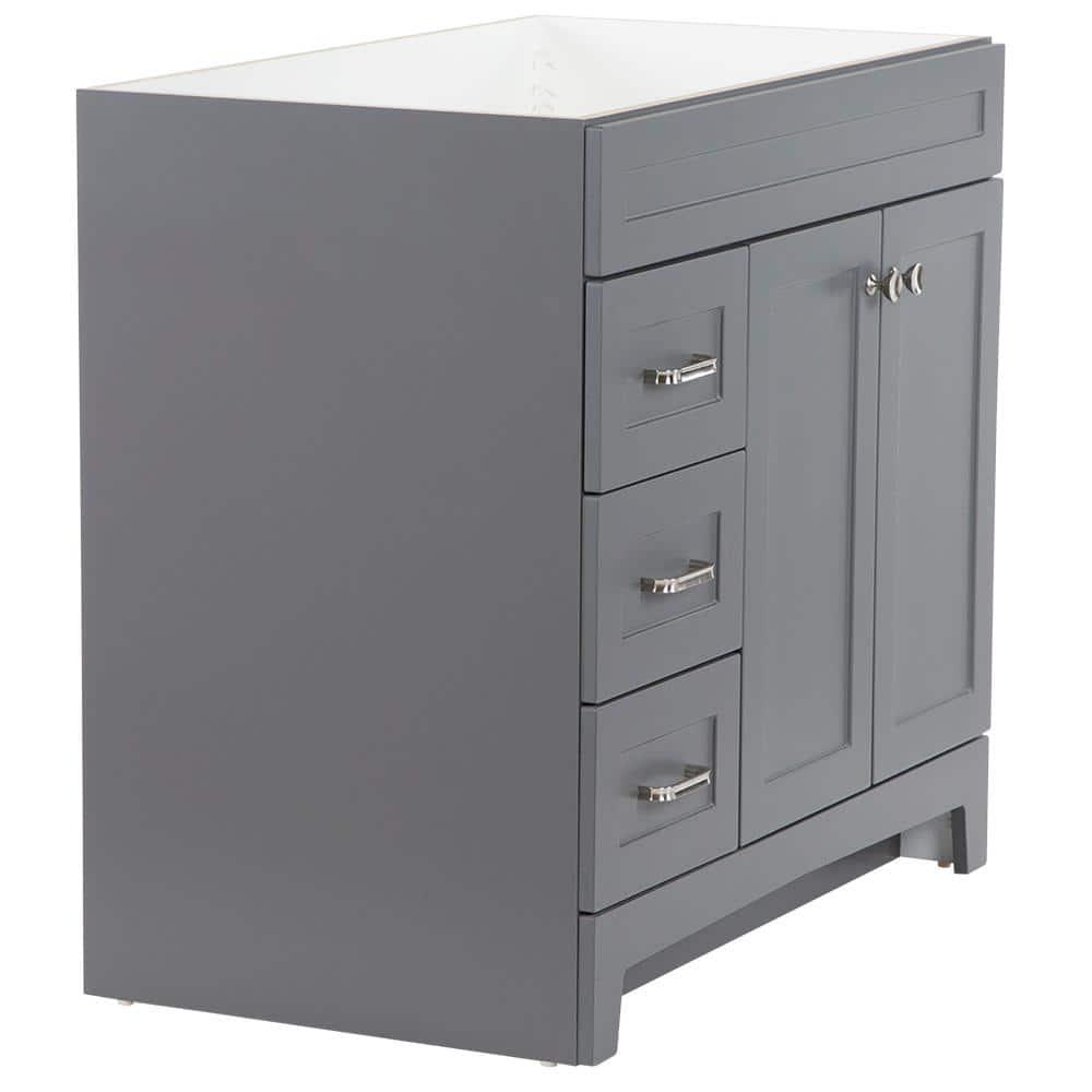 Home Decorators Collection Thornbriar 36 in W x 2152 in D x 342 in H Bath Vanity Cabinet Only in Cement