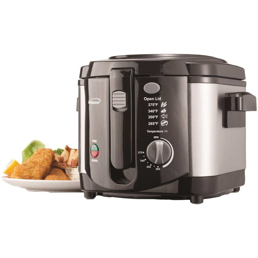 Brentwood Appliances 2 qt. Black Deep Fryer DF-720