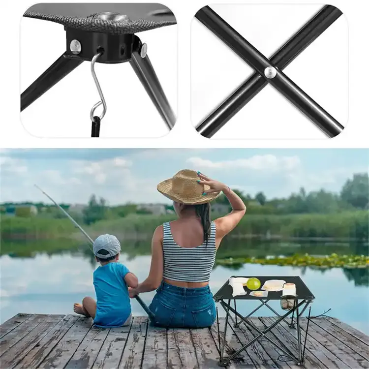 Portable Backyard BBQ Patio Fishing Outdoor Tables Travel Carry Bag Modern Foldable Picnic Camping Table