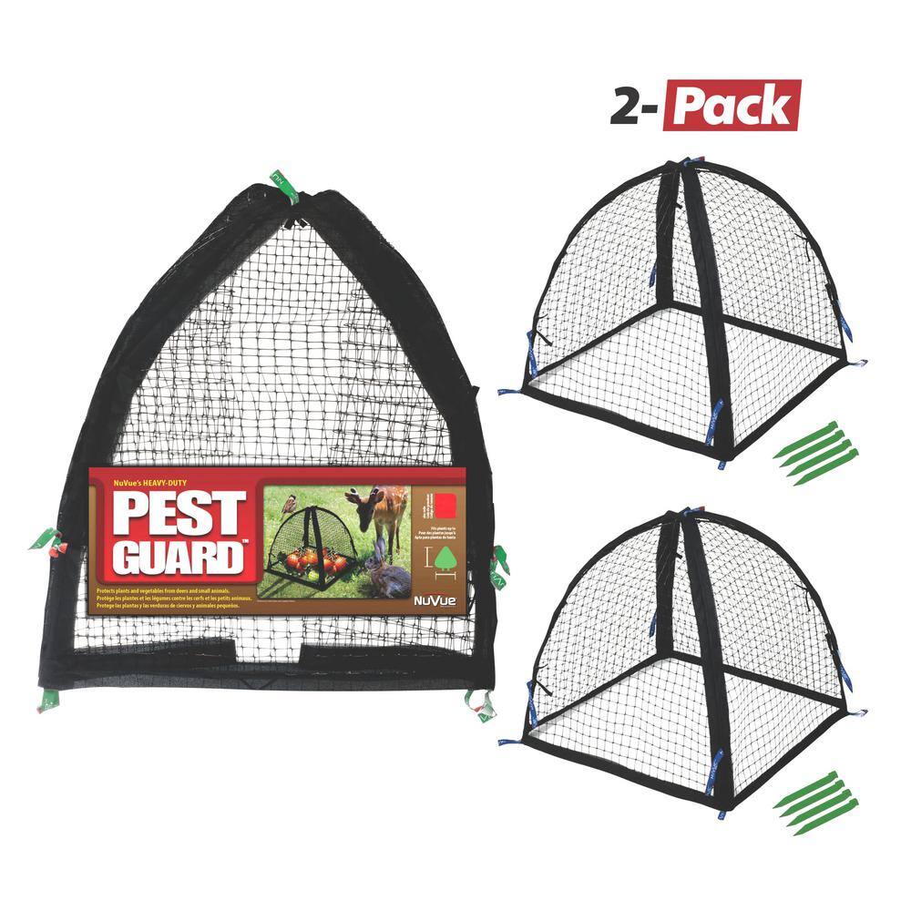 NuVue Products Pest Guard Pop-Open Netting with Stakes (2-Pack) 32102