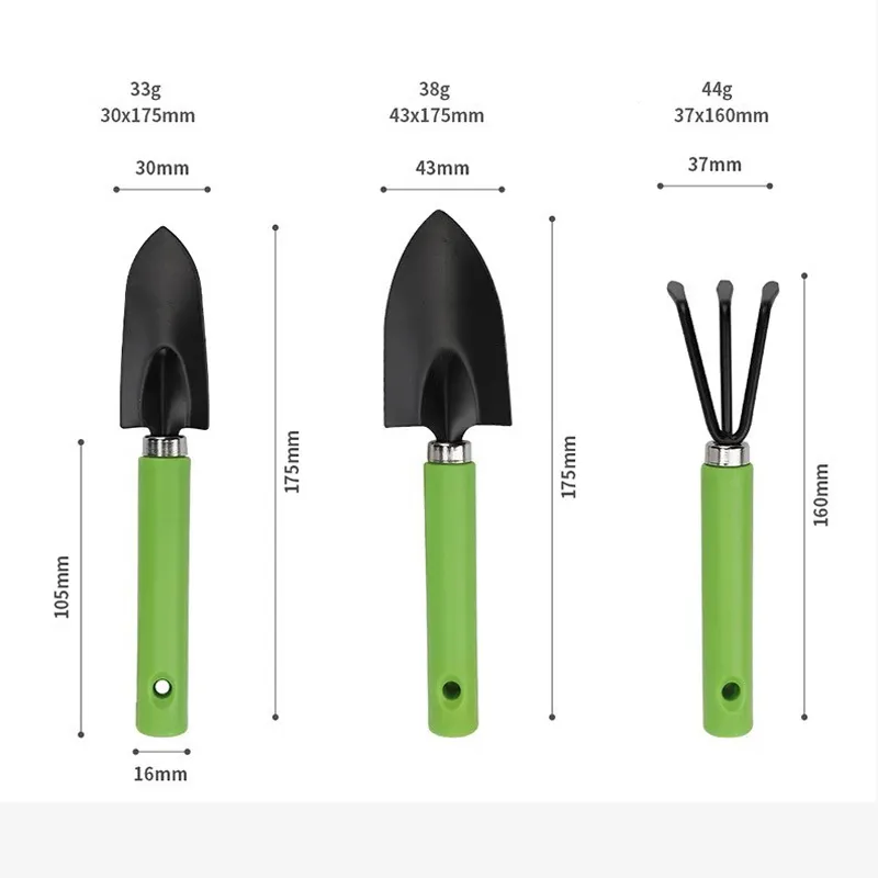 5 Piece Heavy Duty Gardening Hand Tool with Waist Pack