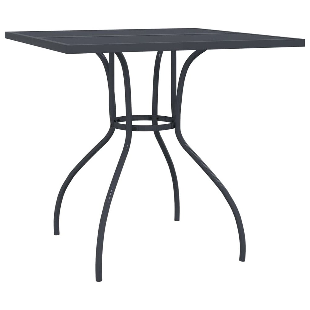 vidaXL Patio Table Anthracite 19.7\