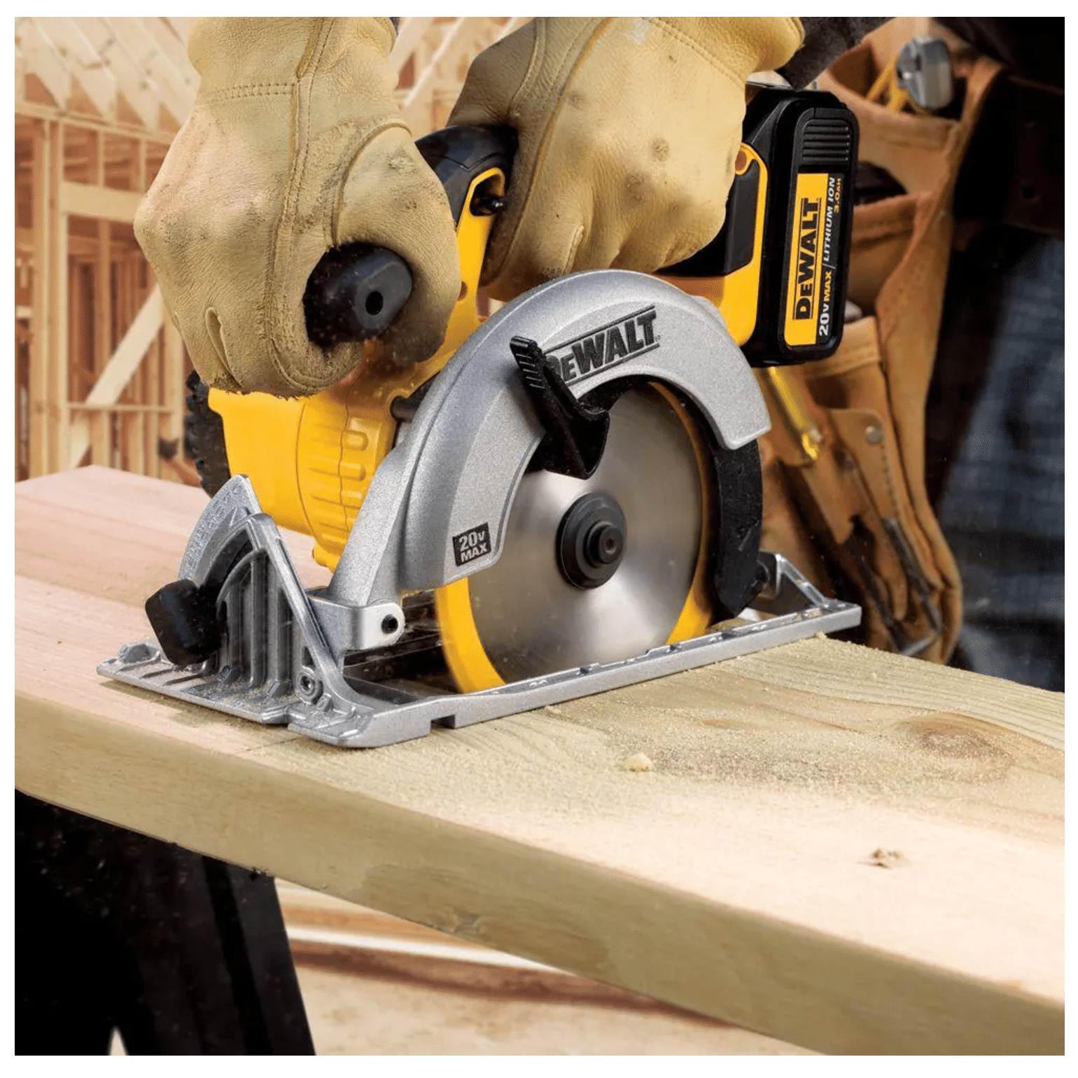 Dewalt 20-Volt Max Cordless 6-1/2 in. Circular Saw with (1) 20-Volt Battery 3.0Ah (DCS391BW230)